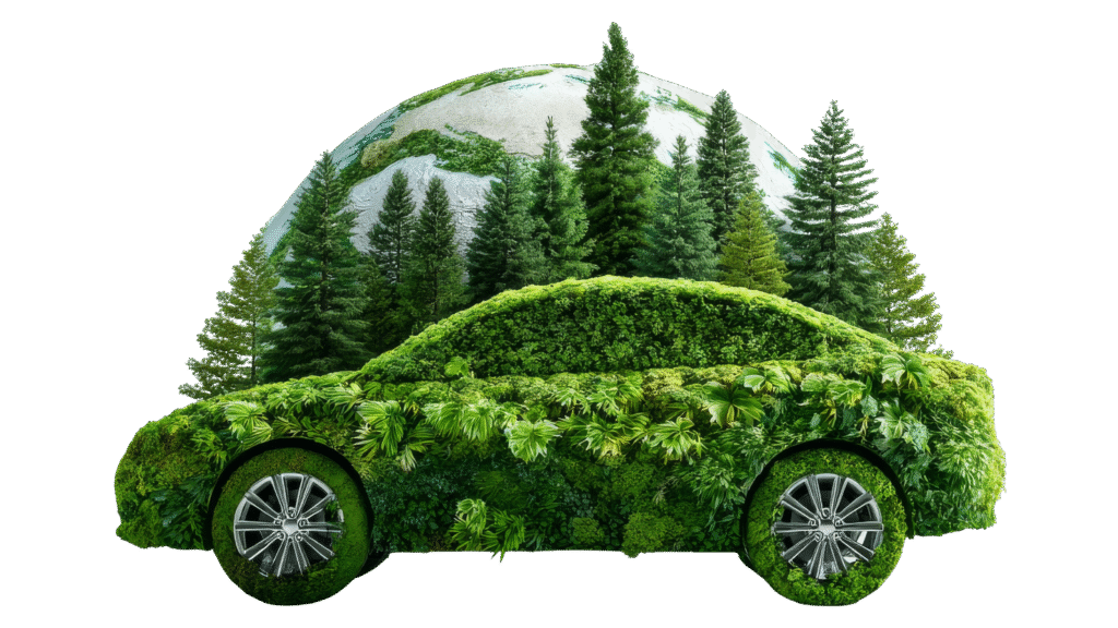 Earth and leaf car